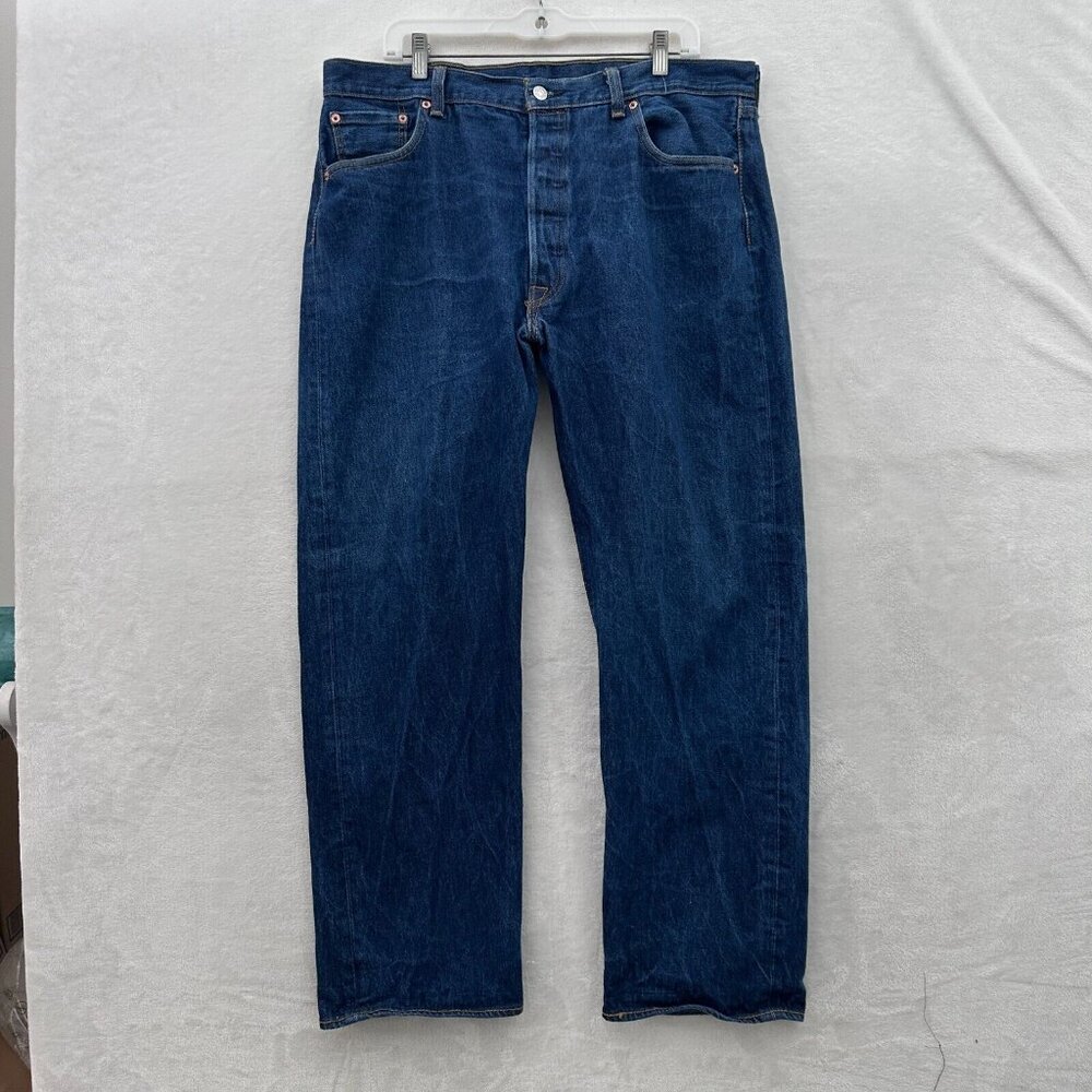 Levis 501 Jeans Mens 40x32 (36x29) Blue Original Fit Straight Leg